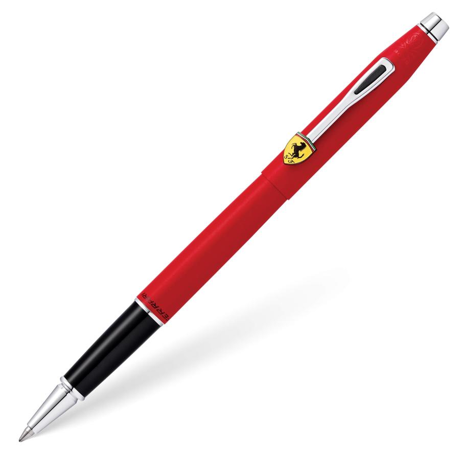 Cross Classic Century Collection for Scuderia Ferrari Matte Rosso Corsa Red Lacquer Rollerball Pen[並行輸入品]