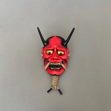 日本傳統石膏能劇面具系列手工般若劇場歌舞伎