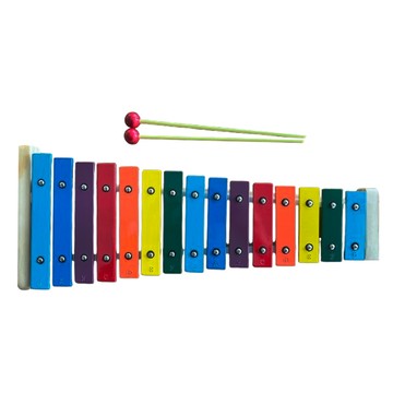 KingRosa 15音鐵琴 附琴袋 + 琴鎚 彩色  1組