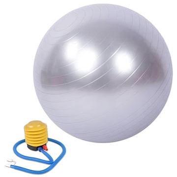 LEADER X 加厚防爆核心肌群鍛鍊瑜珈球 55cm  灰色