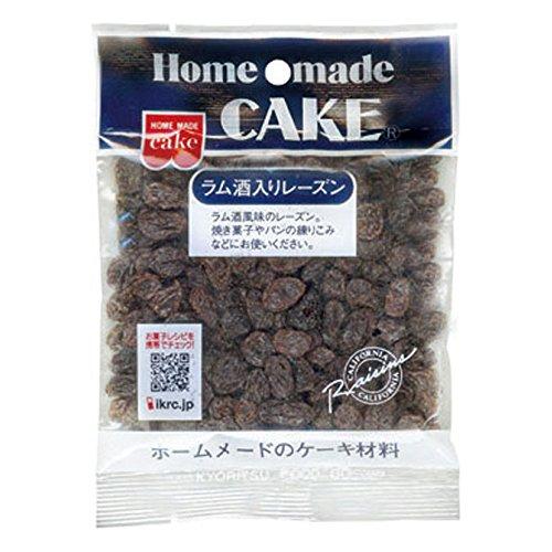 ホームメイド 共立食品 ラム酒入りレーズン 70g×5袋