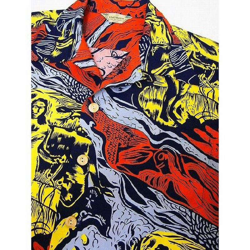 【美品】サンサーフ ゴーギャン スペシャルエディション S アロハシャツ 美品】サンサーフ ゴーギャン スペシャルエディション S アロハ