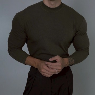 正韓日常小立領素色長袖針織上衣 6色 YUPPIE 預購商品 1009