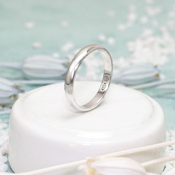 ART64 圓弧銀戒 3mm窄版 925純銀戒指 男戒 女戒 中性戒指 尾戒