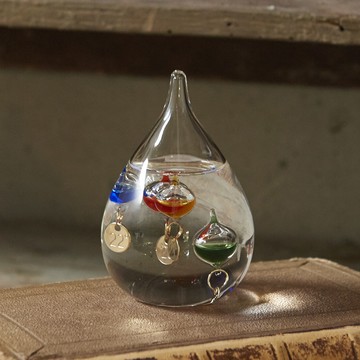 【伽利略溫度計】日本 水滴型溫度計SS 彩色漂浮氣球 浮球溫度計 玻璃擺飾 日本原裝進口 熱賣中!