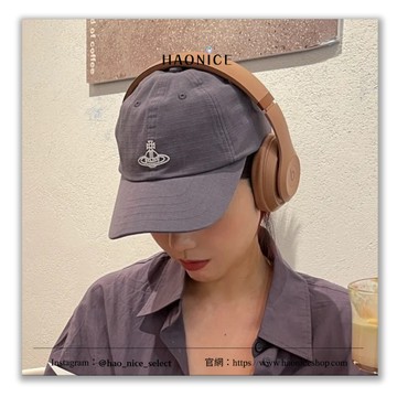 【HAO NICE】100%正品 VIVIENNE WESTWOOD 英國精品經典刺繡LOGO棒球帽 帽子