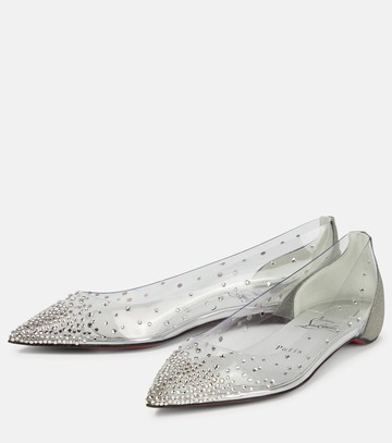 Christian Louboutin Degrastrass embellished ballet flats