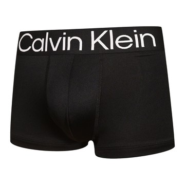 Calvin Klein Bold Logo絲質速乾高彈力男性平口/四角褲(黑/白)
