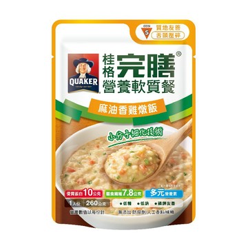 [家速配]桂格完膳麻油香雞燉飯260G