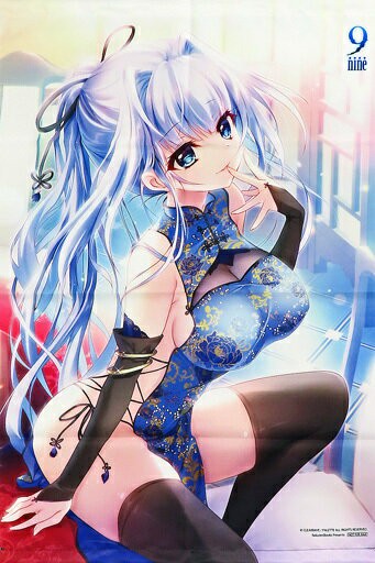 香坂春風B2絨麵掛畫PS4/Switch軟件9-nine-"樂天Books限定特典