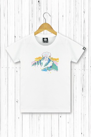 STATELYWORK 玉山NO.1-女白T恤 台灣最高峰