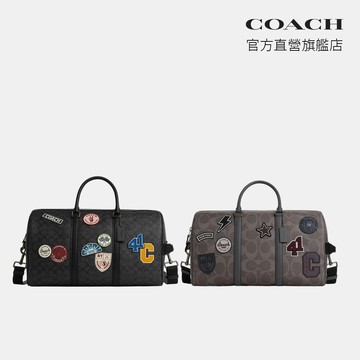 【COACH】VENTURER 經典LOGO貼飾手袋-多色任選(CY829/CCG42)｜官方直營