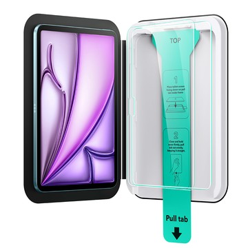 ESR iPad Air 13英吋 【2024/2025】高清鋼化玻璃膜保護貼-2片裝-贈除塵秒貼盒