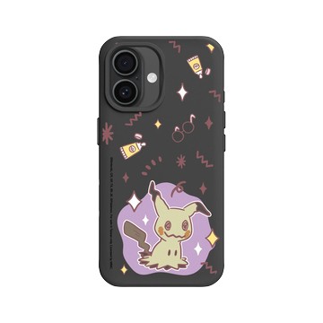 iPhone 16 SolidX 黑 - 寶可夢 Pokemon - 暖色系列-謎擬Q