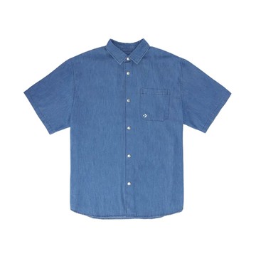 CONVERSE COOL MAX DENIM SHIRT DENIM BLUE 男牛仔襯衫 藍-TWMCH628-UHA