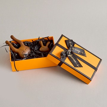 O'Pretty 歐沛媞 原創立體造型檀木舒壓按摩器禮盒組