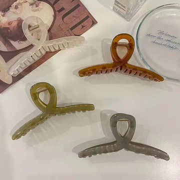 🔥現貨24H秒出🔥半透明鯊魚夾 髮夾 髮飾 抓夾 髮抓 頭髮夾 髮飾品 髮用飾品 髮卡 頭飾 髮飾套 綁頭髮 髮品 {B