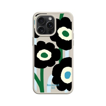 iPhone 15 Pro Max SolidX 貝殼灰 - Knock Knock A2Z - 左擺右擺花