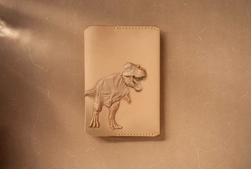 義大利植鞣革護照筆記本皮夾