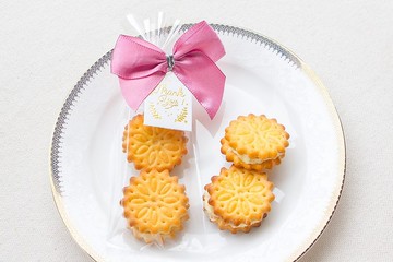 精巧包裝 小檸檬夾心餅乾 2個入 婚禮小物 零食 生日分享 小點心