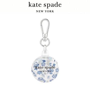 【kate spade】Apple AirTag 精品保護套 皇室藍