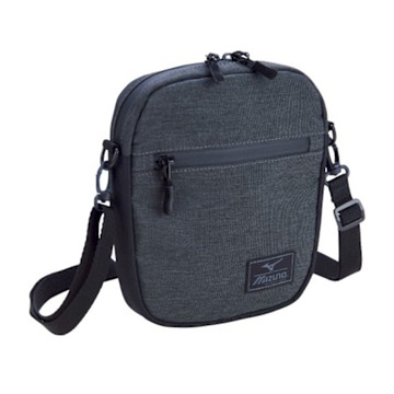 MIZUNO 美津濃 側背包 斜背包 小包 運動小包 隨身小包 灰 D3TMC00508