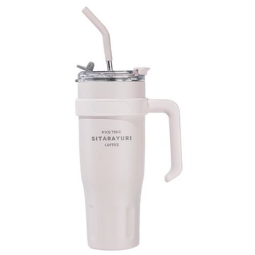 巨無霸冰霸杯大容量保溫杯女生辦公室吸管水杯子2024新款女高顏值