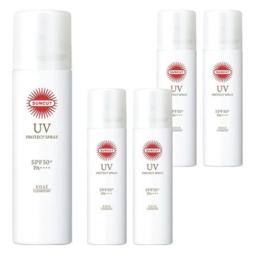 KOSE 高絲 SUNCUT UV 曬可皙 台灣公司貨 高效防曬噴霧  90g  5瓶