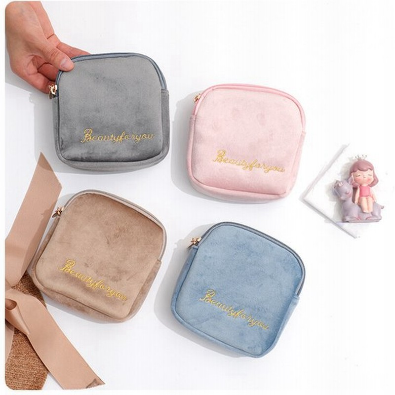 ポーチ 収納 化粧ポーチ 生理用品収納 小銭入れ コインケース ティッシュポーチ かわいい 刺繍 通販 Lineポイント最大get Lineショッピング