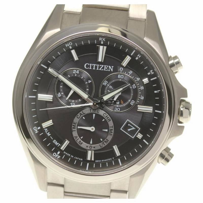 ☆極美品 箱保付き【CITIZEN】シチズン アテッサ クロノグラフ AT3050 