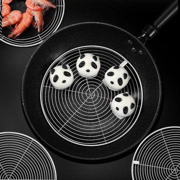 304不銹鋼蒸架圓形蒸片 饅頭蒸包蒸籠隔水蒸海鮮蒸盤整鍋篦子蒸格