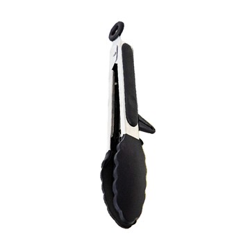 Unopan 屋諾 可立式矽膠耐熱料理夾  黑色  1個