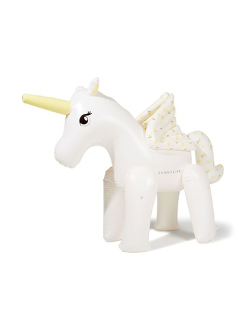 Sunnylife Kids - Mima the Unicorn inflatable sprinkler - kids - PVC - One Size - White