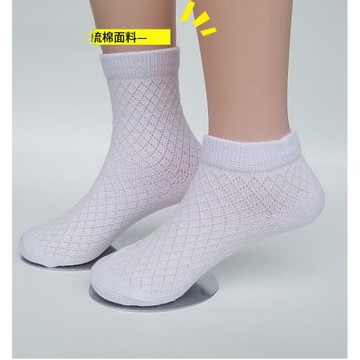 春夏兒童白色襪子純棉男童女童短襪船襪寶寶網眼襪中筒襪夏季薄款