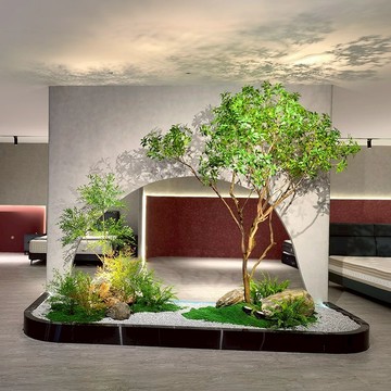 【紋路清晰】高端馬醉木綠植造景櫥窗植物室內仿真榕樹裝飾樹大型假樹簡約景觀