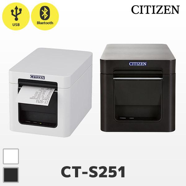 CT-S251BTJ シチズンシステムズ CITIZEN レシートプリンター Bleutooth・USB接続 CT-S251シリーズ 紙幅58mm対応  CT-S251BTJ-WH CT-S251BTJ-BK 本体 通販 LINEポイント最大0.5%GET LINEショッピング