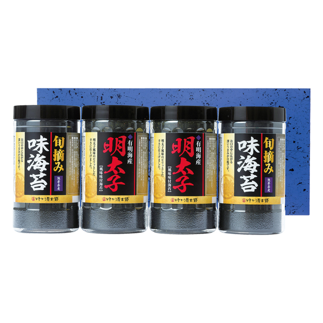 法事引き出物　食品｜30％OFF｜ゆかり屋本舗　有明海産　明太子風味＆味海苔セット　No.20　※消費税・8％｜粗供養　法事のお返し