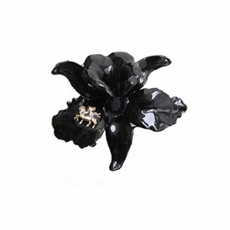 ジュンコパリ Junco Paris カトレア イヤリング 片耳タイプ ブラック 通販 Lineポイント最大0 5 Get Lineショッピング