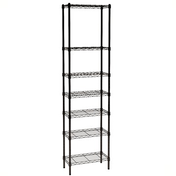 【客尊屋】粗管/小資型 35X60X225Hcm 黑武士七層架