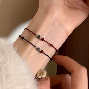 【紫南宮過爐🙏🏻】隔日到貨 硃砂手繩 手工編織手繩 高含量硃砂 女生手繩 幸運手繩 招財硃砂手繩 本命年護身符 保平安