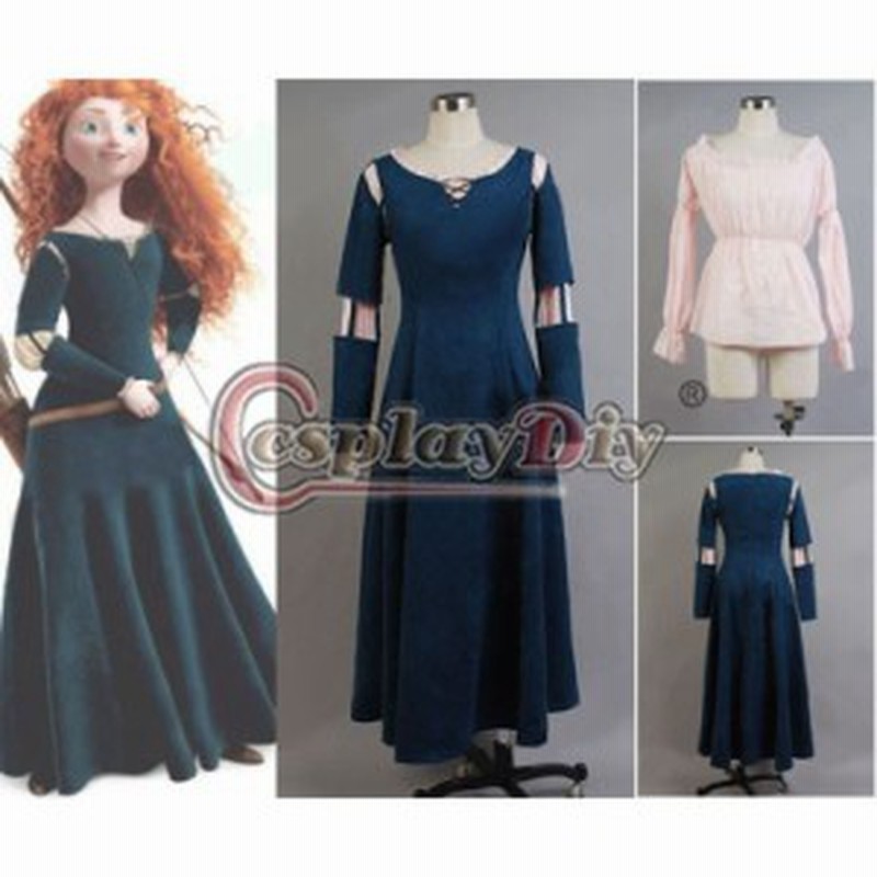 高品質 高級コスプレ衣装 ディズニー メリダとおそろしの森 風ドレス Brave Merida Princess Dress Costume For  Halloween Party Ver.5 | LINEブランドカタログ