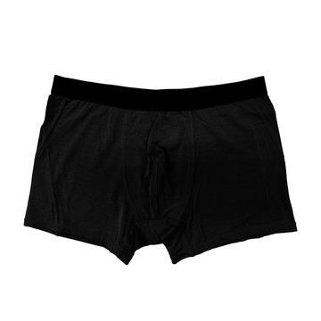 【DAYNEER】石墨烯素面貼身四角男內褲 M-XXL-黑