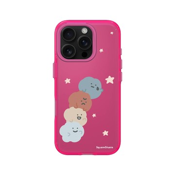 iPhone 16 Pro Clear 粉漾桃 - Square Studio 方坊 - 摘星星