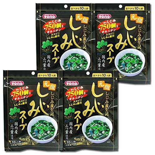 トーノー　しじみスープ　40g（10人前）×4袋まとめ買いセット