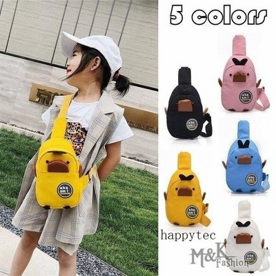 子供ボディバッグキッズバッグ斜めがけワンショルダー女の子男の子あひるボディーバッグショルダーバッグジュニアボティバック軽量可愛い5色 通販 Lineポイント最大get Lineショッピング
