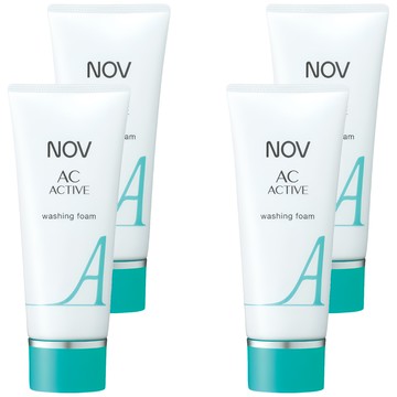 NOV 娜芙 AC-ACTIVE面皰潔面乳 washing foam  100g  4條