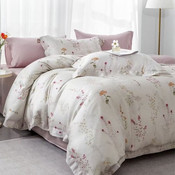 LM64/奧地利100%萊賽爾涼感60支純天絲TM/全鋪棉床包枕套兩用被套