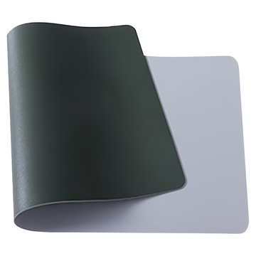 皮質電腦桌滑鼠墊 雙面款 60 x 30cm 叢林綠 + 銀河灰 電腦周邊  1個