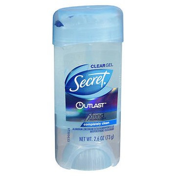 Secret Outlast Antiperspirant  Deodorant Clear Gel Completely Clean 2.6 Oz by Secret
