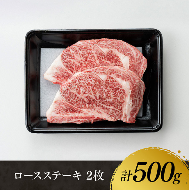 宮崎牛 ロース ステーキ 2枚 500g